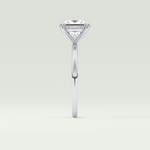 2.0 CT Princess Cut Lab Grown Diamond Engagement Ring