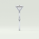 2.0 CT Princess Cut Lab Grown Diamond Engagement Ring