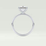 2.0 CT Princess Cut Lab Grown Diamond Engagement Ring