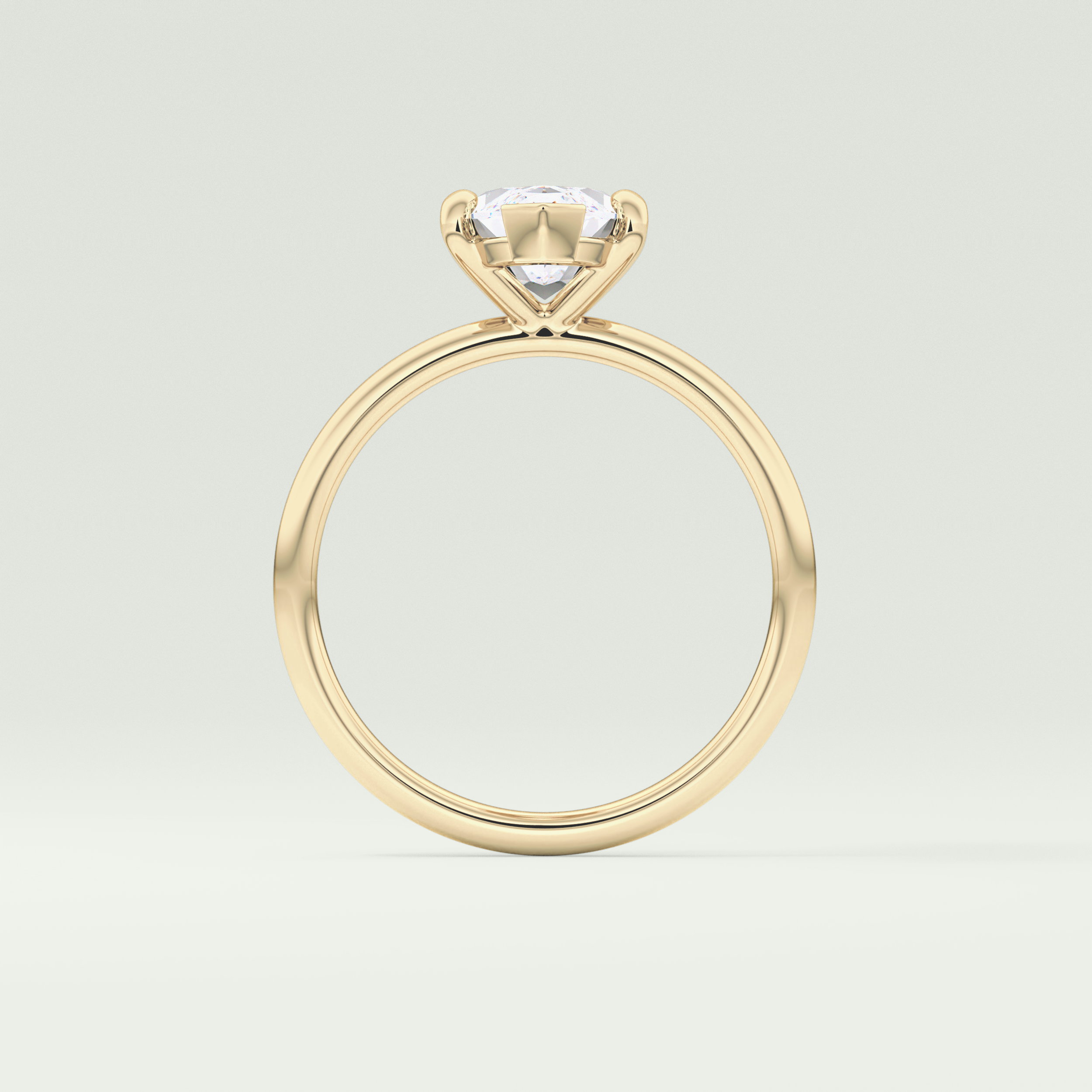 1.5 CT Marquise Cut Lab Grown Diamond Engagement Ring