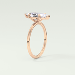 1.5 CT Marquise Cut Lab Grown Diamond Engagement Ring