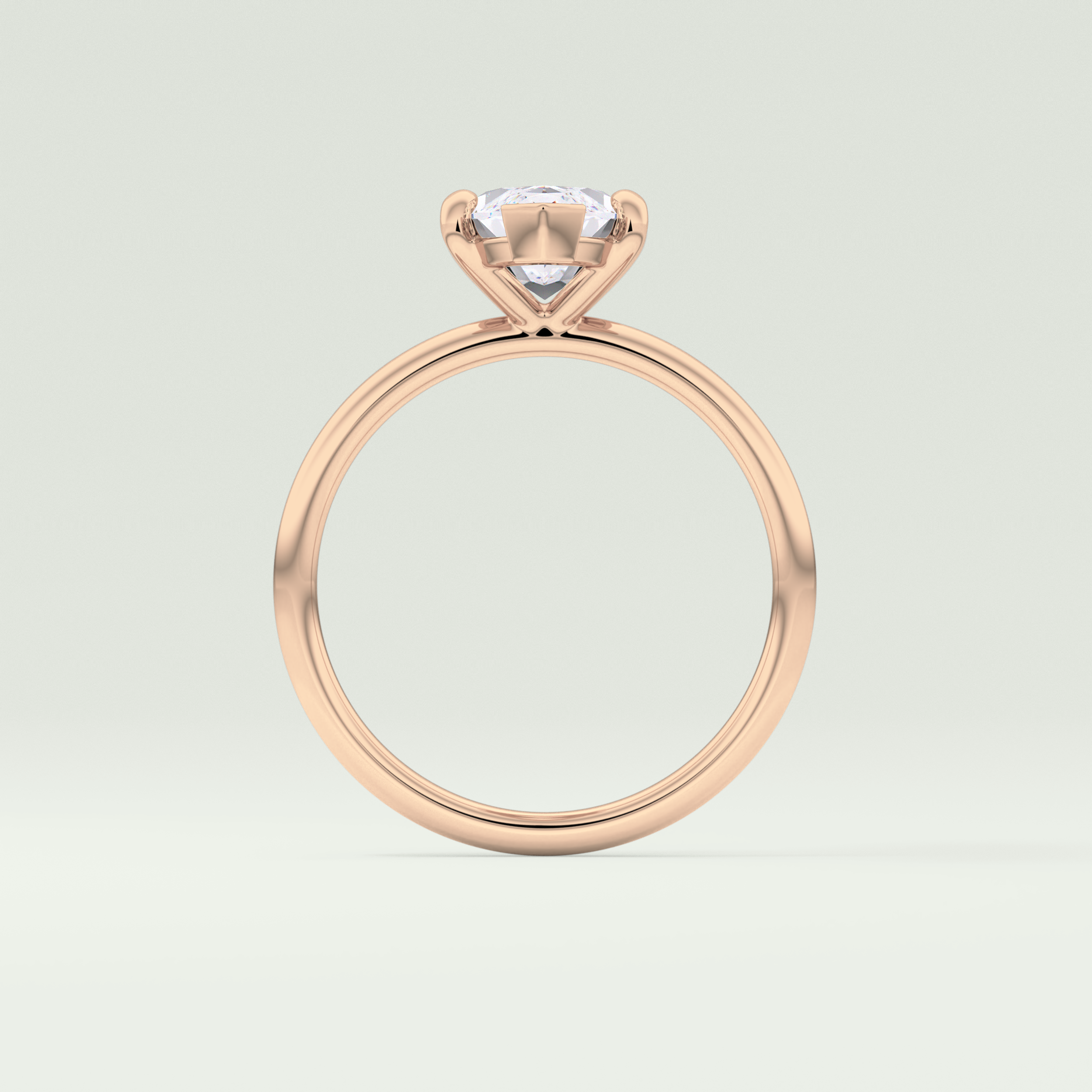 1.5 CT Marquise Cut Solitaire Moissanite Engagement Ring 12