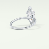1.5 CT Marquise Cut Lab Grown Diamond Engagement Ring