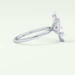 1.5 CT Marquise Cut Lab Grown Diamond Engagement Ring