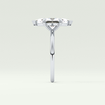 1.5 CT Marquise Cut Lab Grown Diamond Engagement Ring