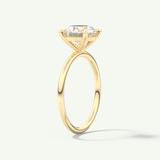 2.0 CT Round Cut Solitaire Lab-Grown Diamond Engagement Ring