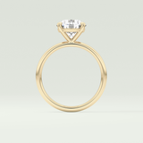 2 CT Round Cut Solitaire Moissanite Engagement Ring 6