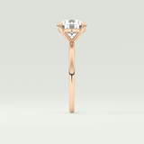 2 CT Round Cut Solitaire Moissanite Engagement Ring 10