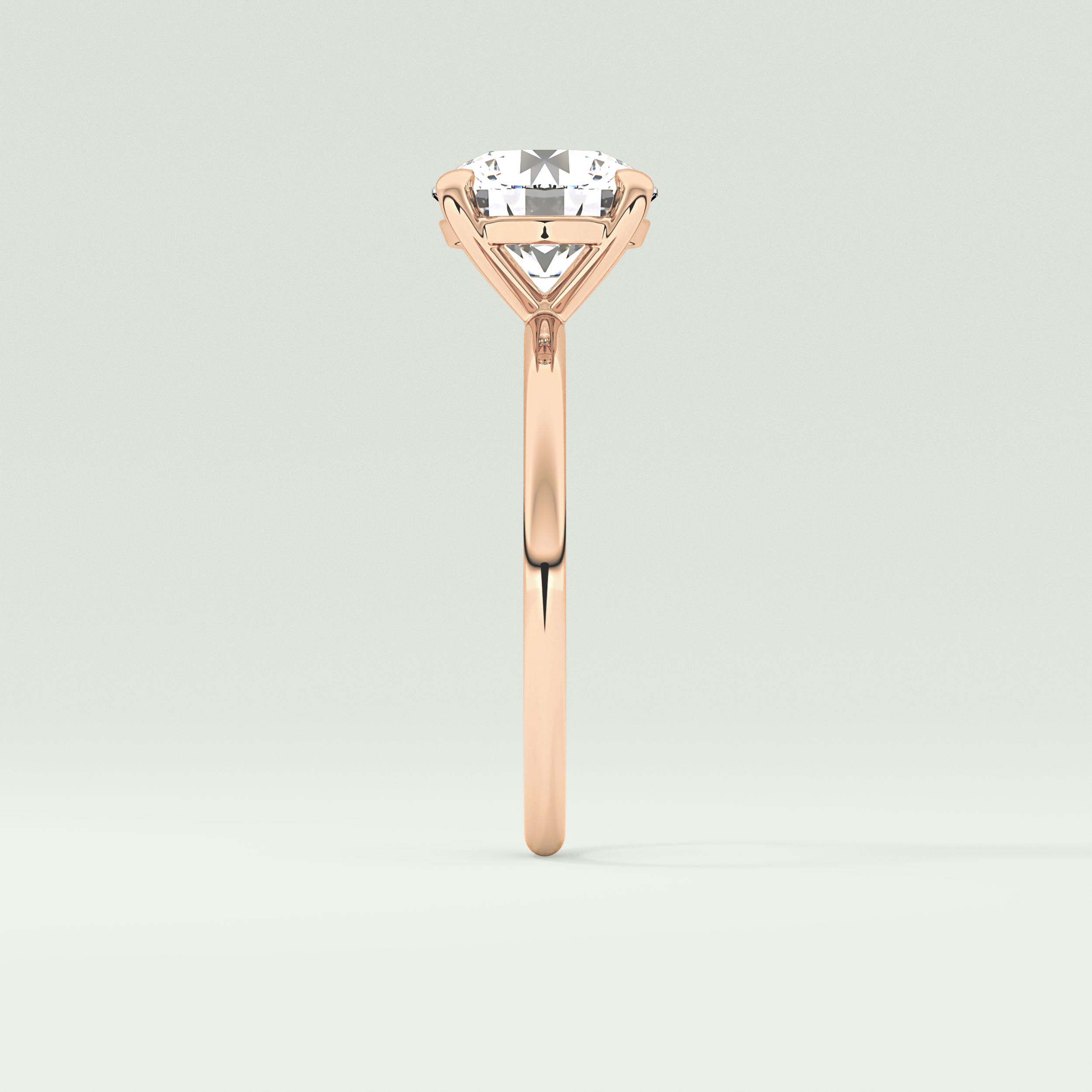 2 CT Round Cut Solitaire Moissanite Engagement Ring 10