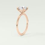 2 CT Round Cut Solitaire Moissanite Engagement Ring 11