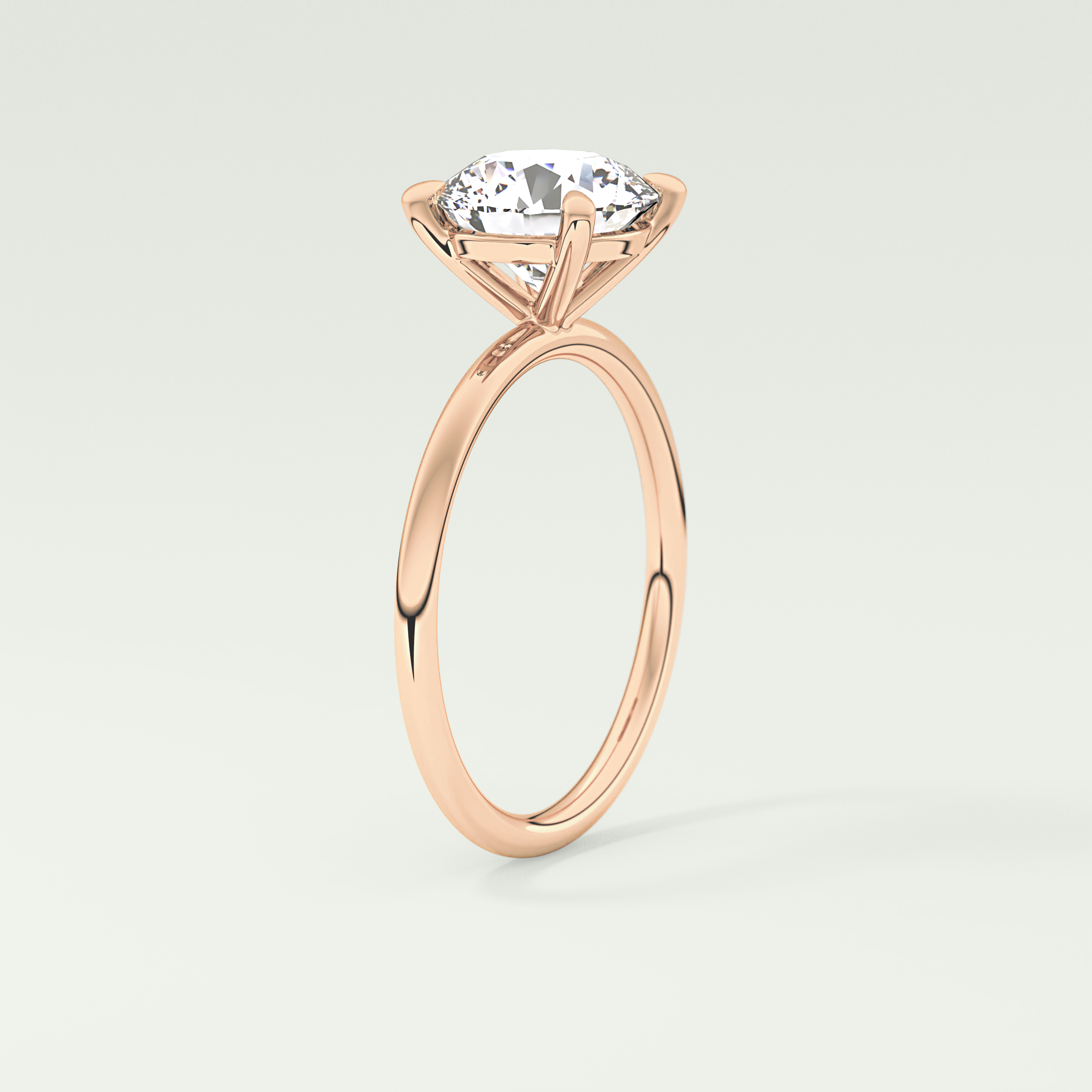 2 CT Round Cut Solitaire Moissanite Engagement Ring 11