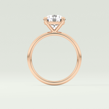 2 CT Round Cut Solitaire Moissanite Engagement Ring 12