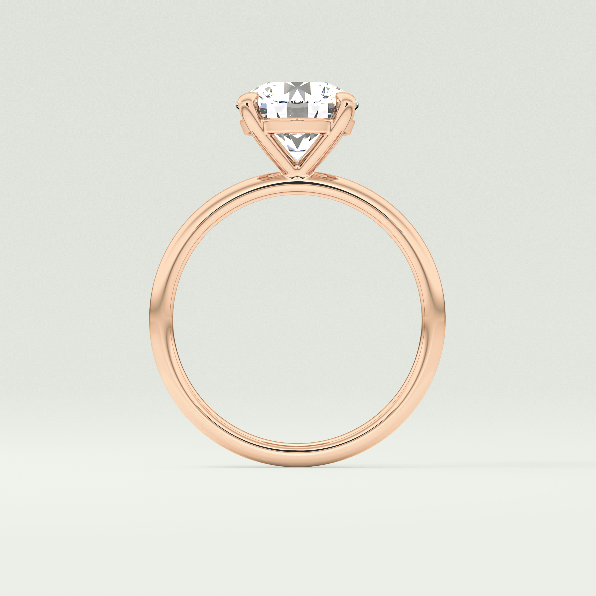 2 CT Round Cut Solitaire Moissanite Engagement Ring 12