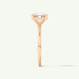 2 CT Round Cut Solitaire Moissanite Engagement Ring