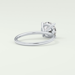 2 CT Round Cut Solitaire Moissanite Engagement Ring 14