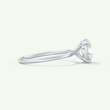 2.0 CT Round Cut Solitaire Lab-Grown Diamond Engagement Ring