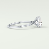 2 CT Round Cut Solitaire Moissanite Engagement Ring 15
