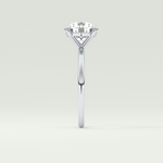 2 CT Round Cut Solitaire Moissanite Engagement Ring 16