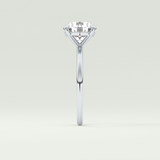 2 CT Round Cut Solitaire Moissanite Engagement Ring 16