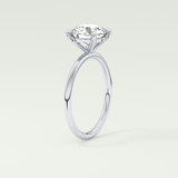 2 CT Round Cut Solitaire Moissanite Engagement Ring 17