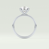 2 CT Round Cut Solitaire Moissanite Engagement Ring 18
