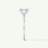2 CT Round Cut Solitaire Moissanite Engagement Ring