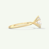 2.0 CT Round Solitaire Moissanite Engagement Ring