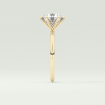2.0 CT Round Solitaire Moissanite Engagement Ring 4