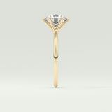 2.0 CT Round Solitaire Moissanite Engagement Ring 4