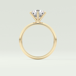 2.0 CT Round Solitaire Moissanite Engagement Ring 6