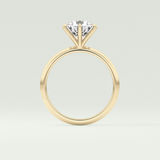 2.0 CT Round Solitaire Moissanite Engagement Ring 6