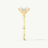 2.0 CT Round Solitaire Moissanite Engagement Ring