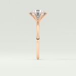 2.0 CT Round Solitaire Moissanite Engagement Ring 10