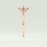 2.0 CT Round Solitaire Moissanite Engagement Ring 10