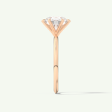 2.0 CT Round Solitaire Moissanite Engagement Ring