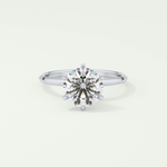 2.0 CT Round Solitaire Moissanite Engagement Ring 13