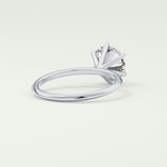 2.0 CT Round Solitaire Moissanite Engagement Ring 14