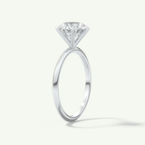 2.0 CT Round Cut Solitaire Lab-Grown Diamond Engagement Ring