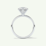 2.0 CT Round Cut Solitaire Lab-Grown Diamond Engagement Ring