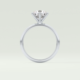 2.0 CT Round Solitaire Moissanite Engagement Ring 18