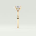 2.0 CT Emerald Cut Solitaire Lab-Grown Diamond Engagement Ring 4