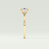 2.0 CT Emerald Cut Solitaire Lab-Grown Diamond Engagement Ring 4