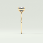 2.0 CT Emerald Cut Solitaire Lab-Grown Diamond Engagement Ring 5