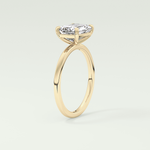 2.0 CT Emerald Cut Solitaire Lab-Grown Diamond Engagement Ring 6