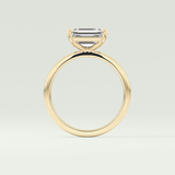 2.0 CT Emerald Cut Solitaire Lab-Grown Diamond Engagement Ring 7
