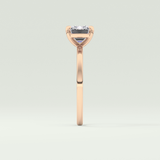 2.0 CT Emerald Cut Solitaire Lab-Grown Diamond Engagement Ring 12
