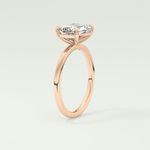 2.0 CT Emerald Cut Solitaire Lab-Grown Diamond Engagement Ring 13