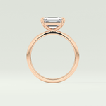 2.0 CT Emerald Cut Solitaire Lab-Grown Diamond Engagement Ring 14