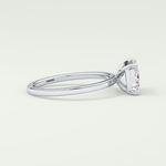2.0 CT Emerald Cut Solitaire Lab-Grown Diamond Engagement Ring 17