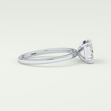 2.0 CT Emerald Cut Solitaire Lab-Grown Diamond Engagement Ring 17